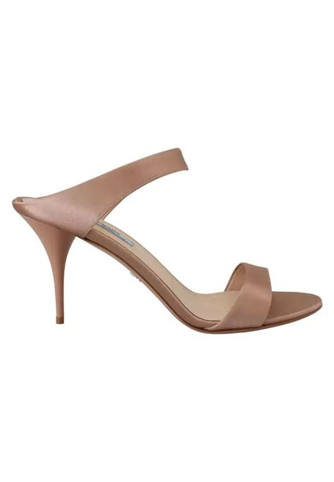 prada rose gold sandals|prada transparent sandals.